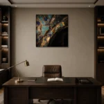 Premium Wall Art Kare Html Edition one of one – ECHOOFVOL028 shown in Room 2