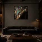 Premium Wall Art Kare Html Edition one of one – ECHOOFVOL028 shown in Room 3