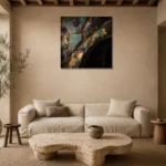 Premium Wall Art Kare Html Edition one of one – ECHOOFVOL028 shown in Room 4