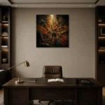Premium Wall Art Kare Html Edition one of one – ECHOOFVOL030 shown in Room 2