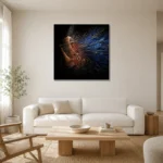 Premium Wall Art Kare Html Edition one of one – ECHOOFVOL031 shown in Room 1
