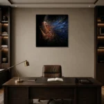Premium Wall Art Kare Html Edition one of one – ECHOOFVOL031 shown in Room 2