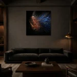 Premium Wall Art Kare Html Edition one of one – ECHOOFVOL031 shown in Room 3