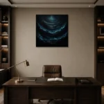 Premium Wall Art Kare Html Edition one of one – ECHOOFVOL033 shown in Room 2