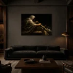 Premium Wall Art Yatay Html Edition one of one – ECHOOFVOL034 shown in Room 3
