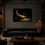 Premium Wall Art Yatay Html Edition one of one – ECHOOFVOL036 shown in Room 3