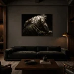 Premium Wall Art Yatay Html Edition one of one – ECHOOFVOL037 shown in Room 3