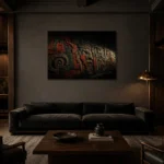 Premium Wall Art Yatay Html Edition one of one – ECHOOFVOL046 shown in Room 3