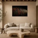 Premium Wall Art Yatay Html Edition one of one – ECHOOFVOL046 shown in Room 4