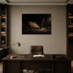 Premium Wall Art Yatay Html Edition one of one – ECHOOFVOL049 shown in Room 2