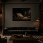 Premium Wall Art Yatay Html Edition one of one – ECHOOFVOL049 shown in Room 3