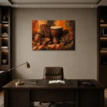 Premium Wall Art Yatay Html Edition – ETNICHWALL0826002 displayed in a contemporary gallery-inspired room