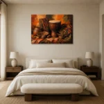 Premium Wall Art Yatay Html Edition – ETNICHWALL0826002 showcased in an elegant minimalist interior