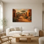 Premium Wall Art Yatay Html Edition – ETNICHWALL0826003 styled in a refined neutral interior