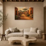 Premium Wall Art Yatay Html Edition – ETNICHWALL0826003 presented in a sophisticated home setting
