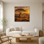 Premium Wall Art Kare Html Edition – ETNICHWALL0826007 styled in a refined neutral interior