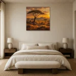 Premium Wall Art Kare Html Edition – ETNICHWALL0826007 showcased in an elegant minimalist interior