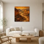 Premium Wall Art Kare Html Edition – ETNICHWALL0826008 styled in a refined neutral interior