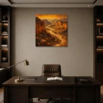 Premium Wall Art Kare Html Edition – ETNICHWALL0826008 displayed in a contemporary gallery-inspired room
