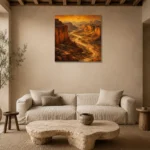 Premium Wall Art Kare Html Edition – ETNICHWALL0826008 presented in a sophisticated home setting