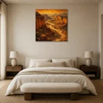Premium Wall Art Kare Html Edition – ETNICHWALL0826008 showcased in an elegant minimalist interior