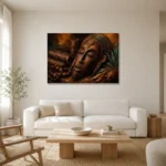 Premium Wall Art Yatay Html Edition – ETNICHWALL0826011 styled in a refined neutral interior