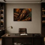 Premium Wall Art Yatay Html Edition – ETNICHWALL0826011 displayed in a contemporary gallery-inspired room