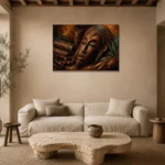 Premium Wall Art Yatay Html Edition – ETNICHWALL0826011 presented in a sophisticated home setting