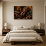 Premium Wall Art Yatay Html Edition – ETNICHWALL0826011 showcased in an elegant minimalist interior