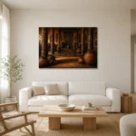 Premium Wall Art Yatay Html Edition – ETNICHWALL0826012 styled in a refined neutral interior