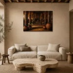 Premium Wall Art Yatay Html Edition – ETNICHWALL0826012 presented in a sophisticated home setting