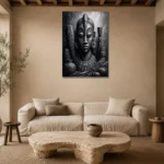 Premium Wall Art Dikey Html Edition – ETNICHWALL0826015 presented in a sophisticated home setting