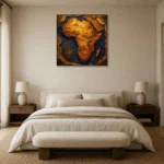 Premium Wall Art Kare Html Edition – ETNICHWALL0826017 showcased in an elegant minimalist interior