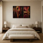 Premium Wall Art Yatay Html Edition – ETNICHWALL0826020 showcased in an elegant minimalist interior