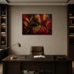 Premium Wall Art Yatay Html Edition – ETNICHWALL0826021 displayed in a contemporary gallery-inspired room
