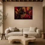 Premium Wall Art Yatay Html Edition – ETNICHWALL0826021 presented in a sophisticated home setting
