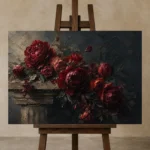 Premium Wall Art Yatay Html Edition – FKOWERWALL0826001 displayed on a studio easel
