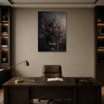 Premium Wall Art Dikey Html Edition – FKOWERWALL0826006 displayed in a contemporary gallery-inspired room