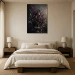 Premium Wall Art Dikey Html Edition – FKOWERWALL0826006 showcased in an elegant minimalist interior