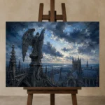Premium Wall Art Yatay Html Edition – FKOWERWALL0826010 displayed on a studio easel