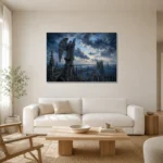 Premium Wall Art Yatay Html Edition – FKOWERWALL0826010 styled in a refined neutral interior
