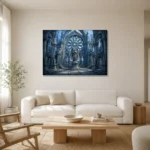 Premium Wall Art Yatay Html Edition – FKOWERWALL0826012 styled in a refined neutral interior