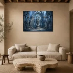 Premium Wall Art Yatay Html Edition – FKOWERWALL0826012 presented in a sophisticated home setting