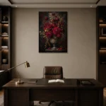 Premium Wall Art Dikey Html Edition – FKOWERWALL0826013 displayed in a contemporary gallery-inspired room