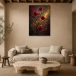 Premium Wall Art Dikey Html Edition – FKOWERWALL0826015 presented in a sophisticated home setting