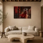 Premium Wall Art Yatay Html Edition – GEISHA0826003 presented in a sophisticated home setting