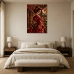 Premium Wall Art Dikey Html Edition – GEISHA0826004 showcased in an elegant minimalist interior