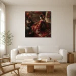 Premium Wall Art Kare Html Edition – GEISHA0826008 styled in a refined neutral interior