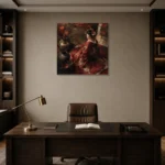 Premium Wall Art Kare Html Edition – GEISHA0826008 displayed in a contemporary gallery-inspired room