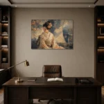 Premium Wall Art Yatay Html Edition – GEISHA0826010 displayed in a contemporary gallery-inspired room